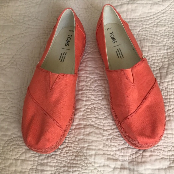 coral espadrilles